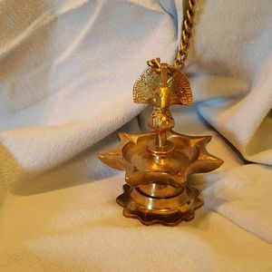 Brass hanging Diya new with out tags